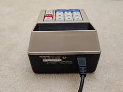 Vintage Sharp EL-8A Calculator, Itron tubes, EA-20 Power Supply, works perfect