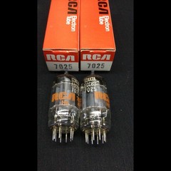 NOS Matched Pair RCA* 7025 (Low Noise 12AX7 ECC83) Premium Vacuum Tubes 8.9651