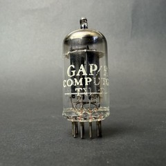 1960s 12AX7 ECC83 Tung-Sol Tube Gray Long Plate O Getter TV7 Test NOS TS7-13