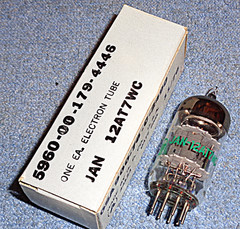1 NOS GE JAN 12AT7WC 6201 Vacuum Tube – 1970&rsquo;s Vintage ECC81 Audio Twin Triode
