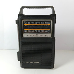 Vintage General Electric Two Way Power Radio AM FM Model 7-2800B