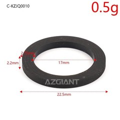 4PCS 22.5*17*2.2*2.75mm Tape Player Idle Wheel Belt Loop Idler Rubber Ring