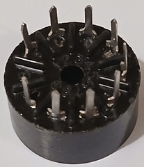 4 PCS Vintage Methode® 9 Pin Tube Socket • PC Mount • R-8610-2020