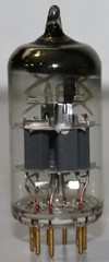 E88CC TESLA Gold Pin Top O Getter Made in Czechoslovakia Amplitrex Tested