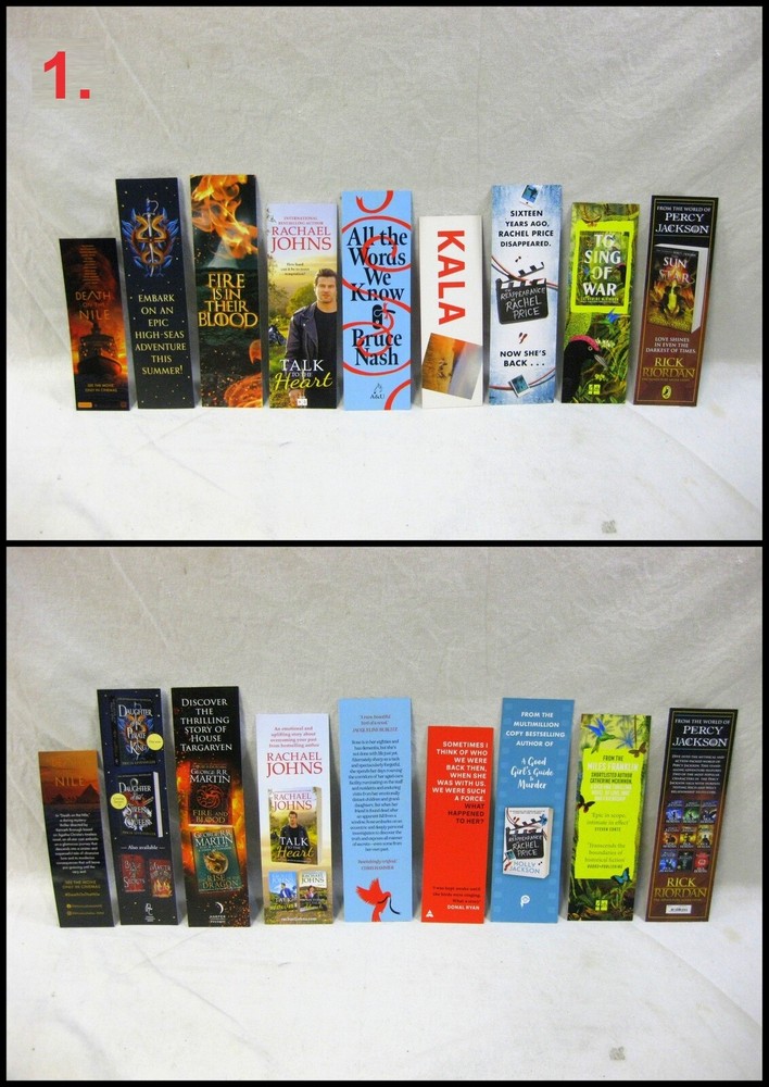 Brand New Bookmarks Dymocks Australia Bookstore Author Reading Collection (B)