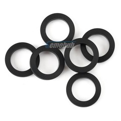 6PCS 19.9×13.8x3mm Tire Belt Loop Rubber Ring For Cassette Deck Tape Recorder