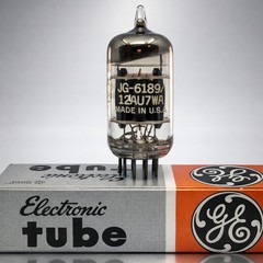 NOS GE JG 6189W/12AU7WA/TRIPLE MICA/BALANCED GAIN/GM/MAXI TESTED