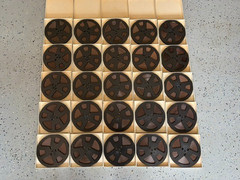 Bulk Lot of 25 Vintage 7&Prime; Reel to Reel Blank Tape 1/4&Prime; White Box 031 Made in USA