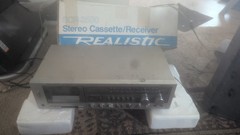 Realistic Am Fm Cassette Receiver SCR-2500 31-1995 Model In Box Tape Not Working