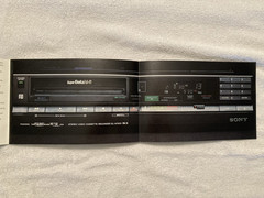 1985 Sony SL-HF600 Betamax Videocassette Recorders Advertising Catalog