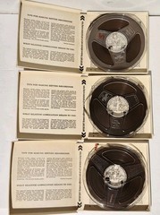 LOT 12 REEL TO REEL 5&Prime; TAPES PLASTIC REELS TO REEL SCOTCH MAGNETIC ~ 1/4 X 600