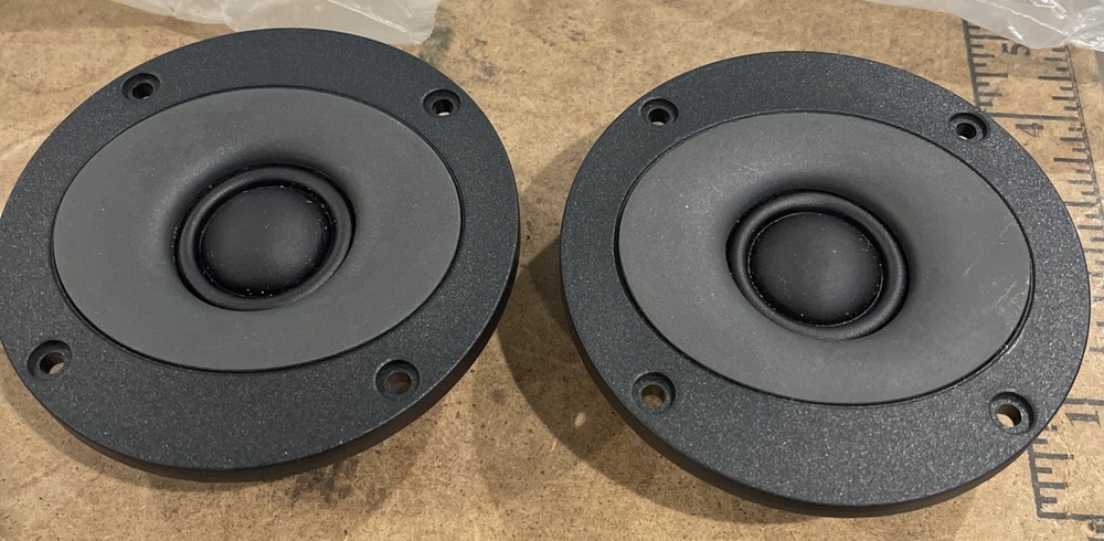 SEAS Prestige 29TFF/W H1318‑06 Textile Dome Tweeters – 6 Ohm – Norway – NOS PAIR