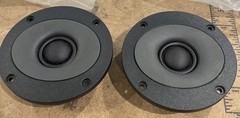 SEAS Prestige 29TFF/W H1318‑06 Textile Dome Tweeters – 6 Ohm – Norway – NOS PAIR