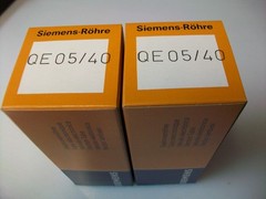 NIB MATCHED PAIR SIEMENS QE05/40 ( 6146B TUBES)