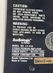 Vintage Audiologic by Randix LX-52A Mini Amplifier Power Supply – PARTS/REPAIR