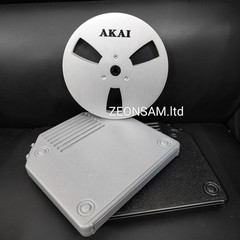 AKAI 7 » Tape Reel Aluminum Reel to Reel Empty Take up Reel （1 set silver)