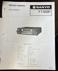Sanyo. Jan/78/ FT 488 R Car Stereo Servicio Manual