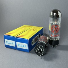 Matched Pair JJ EL34 II Vacuum Tubes NEW (2 x JJ EL34 Mark II)