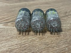 ONE TUNGSRAM ECC83 / 12AX7 SILVER PLATE DOUBLE TRIODES VACUUM AUDIO RADIO TUBE