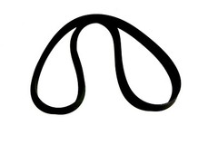 CAPSTAN BELT FOR AKAI 4400, 4400D, 4400DS, GX-4400D NEW FREE SHIP (TRR6)