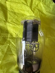 PAIR of unused 1940s U. S. Navy RCA CRC 2A3 Mil Spec Black Plate Tube. Orig Pkg.