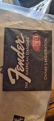vintage Fender Frontman Amp owner&rsquo;s manual registration package from 1990s,…