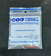 NOS Original Orange BIC Turntable Belt kit – for 920/940/960/980/981, more