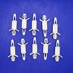 10 New Plastic PCB Circuit Board Supports for Pioneer Amplifiers 1/2&Prime; rise