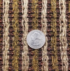 NOS 17 x 17&Prime; Antique Radio Victrola SPEAKER Grille Cloth Fabric Vintage Brown-D