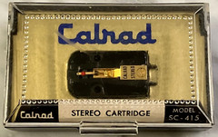CALRAD SC 415 NEW CARTRIDGE & NEW GENUINE SN 415 STYLUS + ORIGINAL DISPLAY CASE: