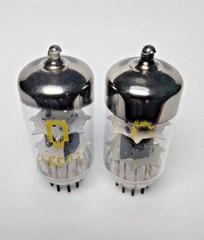 2 pcs USED Ecc83 /12AX7/ RFT Tubes Matched Pair