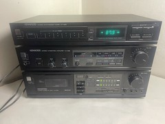 Kenwood Vintage Stereo Stack KA-32B Amp KT-42B Tuner KX-32B Deck