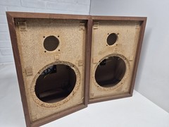 Vintage Realistic MC-1000 Stereo Wood Cabinet Speaker Boxes