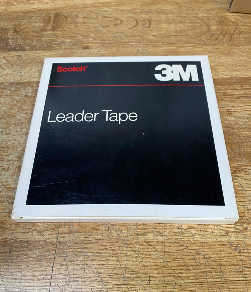 3M Scotch 61W- 1/4in x 1500ft Reel to Reel Leader Tape