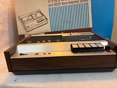 🔥 Superscope CD-302A Stereo Cassette Deck with Dolby NR Wood-Grain Panels