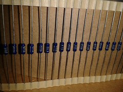 NOS DALE PTF-56 250R 0.05% 10ppm EXTREMELY HIEND RESISTORS FOR AUDIO! 10pcs!