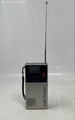 Sony FD-20A Silver Black Handheld Antenna Portable TV Watchman With Strap