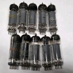 10 RCA GE Sylvania + 6BQ5 Amp Amplifier Vacuum Tubes TESTED Hickok