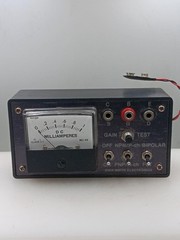 Rare Dick Smith Electronics Minipa Gain Test 0-1 DC Milliamps Serious Tubes BG90
