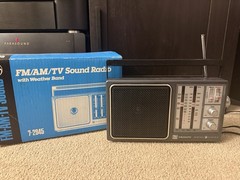 GE 7-2945 | FM / AM / TV Sound Radio With Weather New Open Box