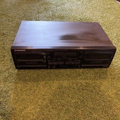Pioneer CT-W4000 Stereo Double Dual Cassette Deck Auto Reverse Rewind Auto Play