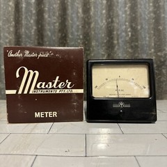 Vintage Voltage Gauge Meter by Masters Instruments, Sydney Australia – BOXED
