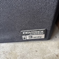 Pair Of Pioneer Centrex 10” 3 Way Speakers System 30 Watts RMS Per Channel USA