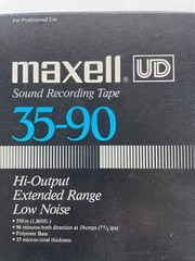 MAXELL UD 35-90 SOUND RECORDING TAPE REEL TO REEL 1800&prime; FT. NEW IN ORIGINAL BOX