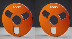 One Pair silvery 10.5 » Aluminium tape reel for Sony Reel To Reel tape recorder