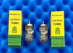 TWO NEW Amperex ECC82 12AU7 Tubes /Amplitrex 💪 / 1959 Big Halo O Bugle Boy Long