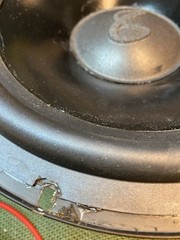 Infinity SM10-1 Woofer 71985 10&Prime; Bass Driver 3.6 Ohm Refoamed Rubber Ring Mounts