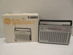 GE General Electric 7-2650A FM AM Integrated Circuit Two Way Power Radio VG