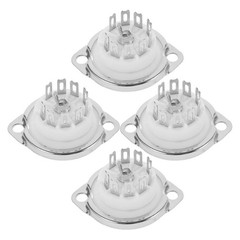 4 Pcs Easy Installation Vacuum Tube Socket Audio Equipment Accessory