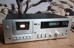 Sherwood CD201 CP Silver Faced Vintage Cassette Deck Tape Player PLS READ!